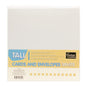 Couture Creations Tall Cards and Envelopes 50/Pkg-White