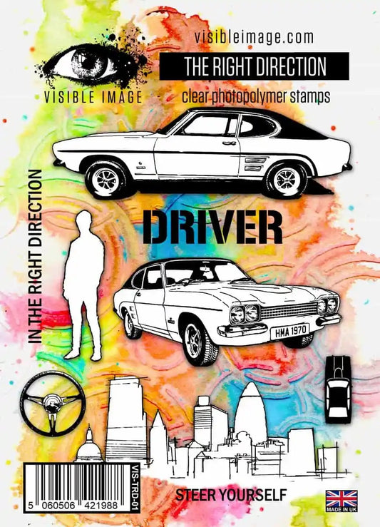 Visible Image The Right Direction Clear Stamp Set