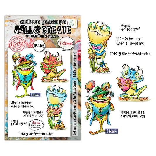 AALL & Create Totally Un-Frog-Gettable TP-1406 Stamp Set