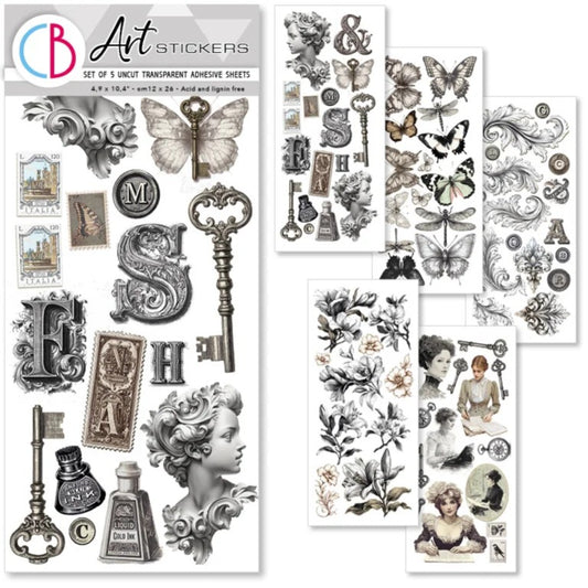 Ciao Bella Typographic Art Stickers