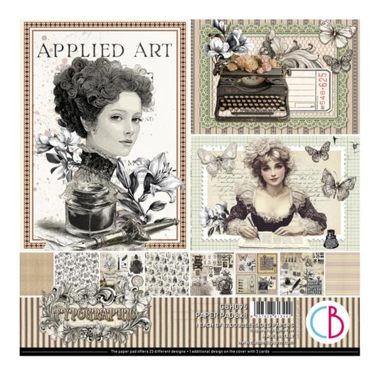 Ciao Bella Typographic 8″x8″ Paper Collection Pack