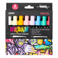 Kent Urban Acrylic Paint Markers Medium Nib 6mm Pastel Pack 8