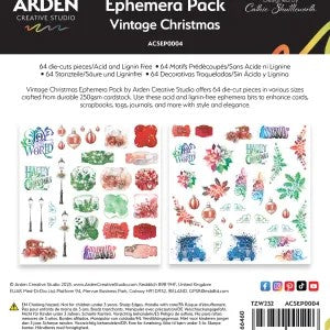 Arden Creative Studio Vintage Christmas Ephemera Pack