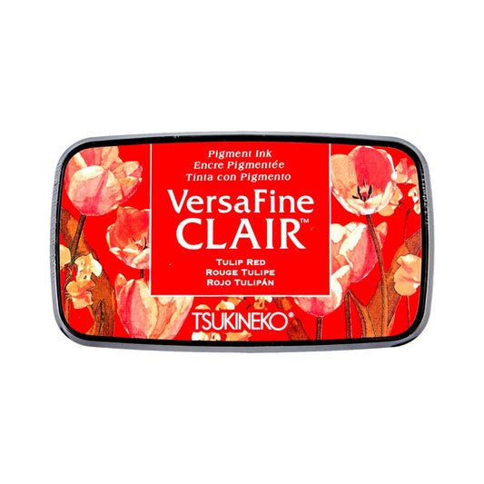 Tsukineko Versafine Clair Ink Pad - Tulip Red
