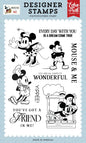 Echo Park Mouse and Me Vintage Mouse Sweetheart Designer Stamp Set