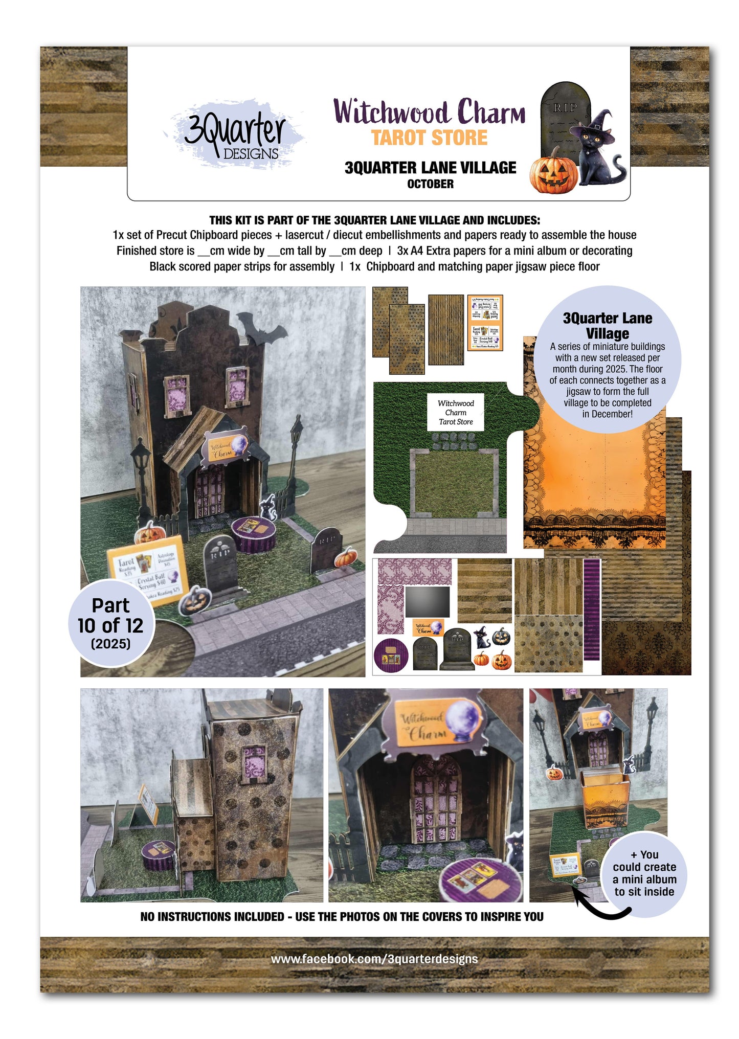 3 Quarter Designs Lane Village - Witchwood Charm Tarot Store