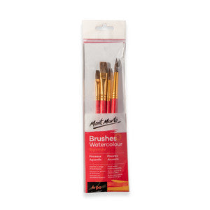 Mont Marte Gallery Series Brush Set Watercolour 4pc