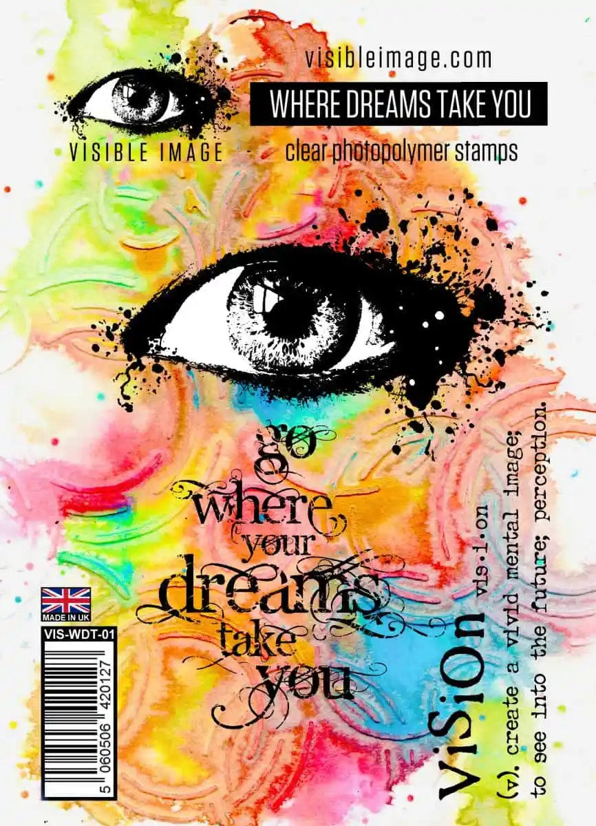Visible Image Where Dreams Take You Clear Stamp Set