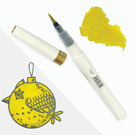 Couture Creations Winkles Glitter Markers - Gold