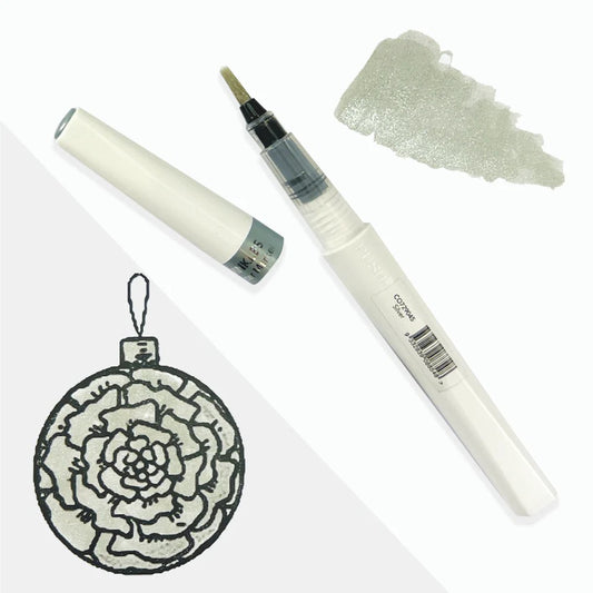 Couture Creations Winkles Glitter Markers - Silver