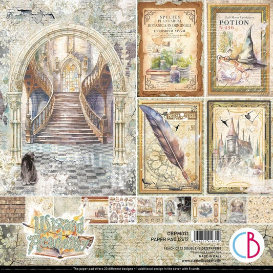 Ciao Bella Wizard Academy Paper Pad 12″x12″ 12/Pkg