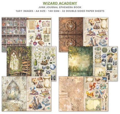 Ciao Bella Wizard Academy Junk Journal & Ephemera Book