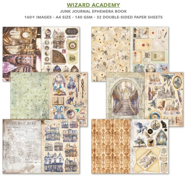 Ciao Bella Wizard Academy Junk Journal & Ephemera Book