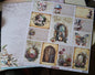 Bee Arty Wonderland Postcards 12"x12" Cut Apart Sheet