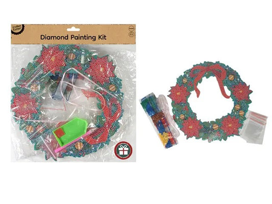 Christmas Wreath Diamond Painting Kit