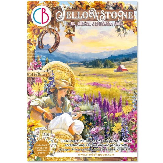 Ciao Bella Yellowstone Junk Journal & Ephemera Book