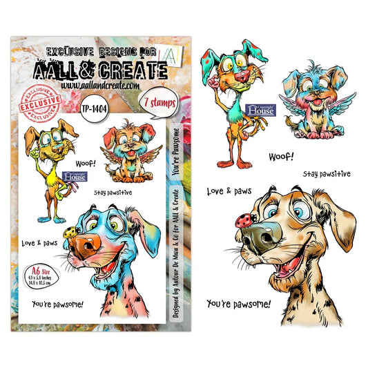 AALL & Create You're Pawsome TP-1404 Stamp Set