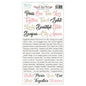 Mintay See You in Paris 6"x12" Words Stickers Sheet
