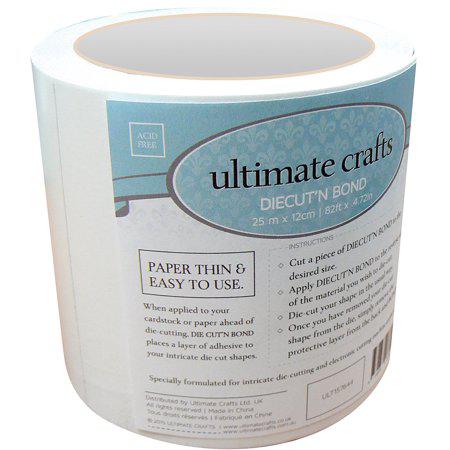 Ultimate Crafts Diecut'n Bond Double - Sided Tape 4.72"x82' (25m long)