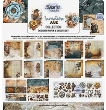 3 Quarter Designs Invention Age 12"x12" Collection Paper Pack