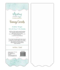 Mintay White Design 1 Fancy Cards (20 cards) - Victorian