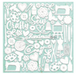 Mintay Chippies Craft 12"x12" Sheet