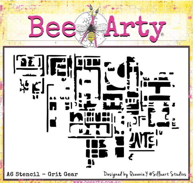 Bee Arty A6 Stencil - Grit Gear