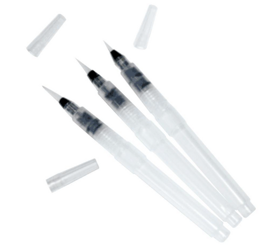 Couture Creations 'Water Brush Set' 3Pk Small, Medium