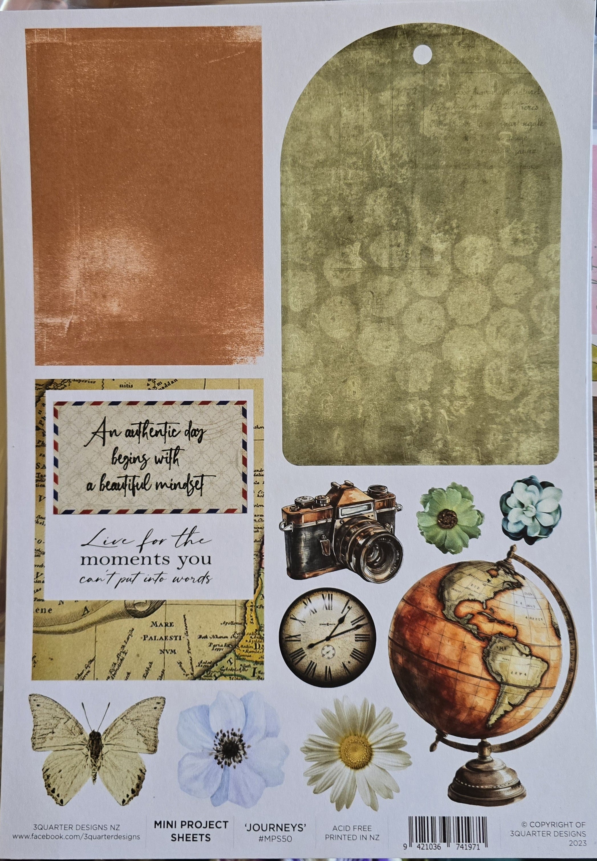 3 Quarter Design Mini Project Sheet - Journey's – Craft Expressions