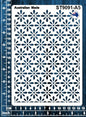 Scrapmatts Floral Pattern Stencil ST9122-A5