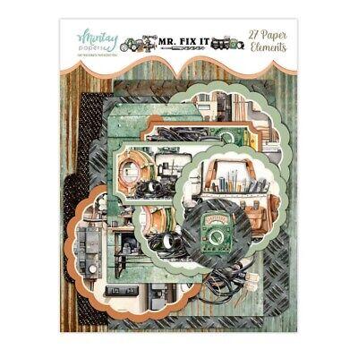 Mintay Mr Fix It Papers Elements Pack