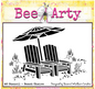 Bee Arty A6 Stencil - Beach Chairs
