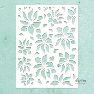 Mintay Hibiscus Stencil