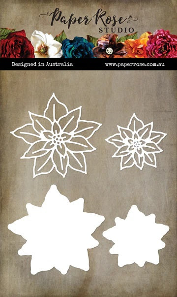 Paper Rose Layering Poinsettia Set 1 Metal Die
