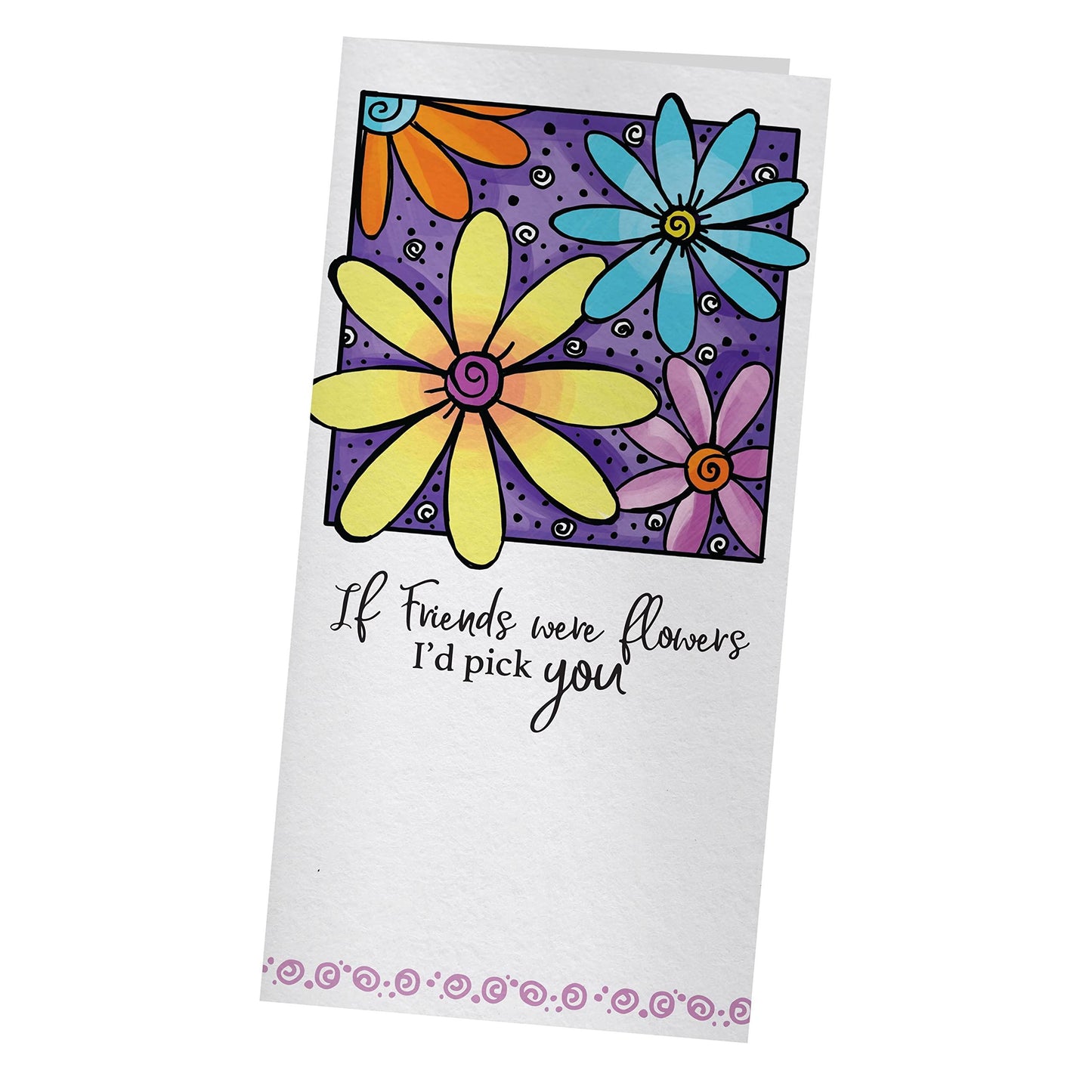 Couture Creations Friends & Flowers Stamp & Colour Outline Stamp