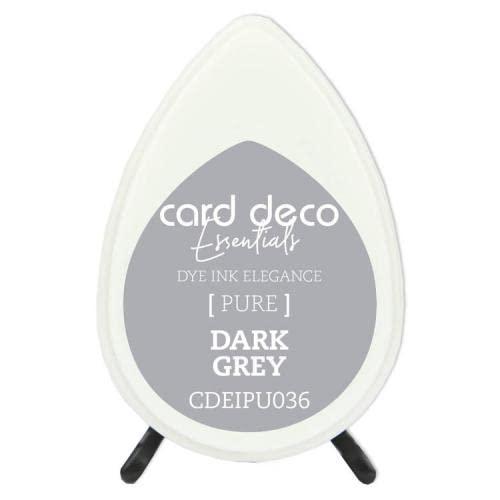 Card Deco Essentials Fade-Resistant Dye Ink pad - Dark Grey