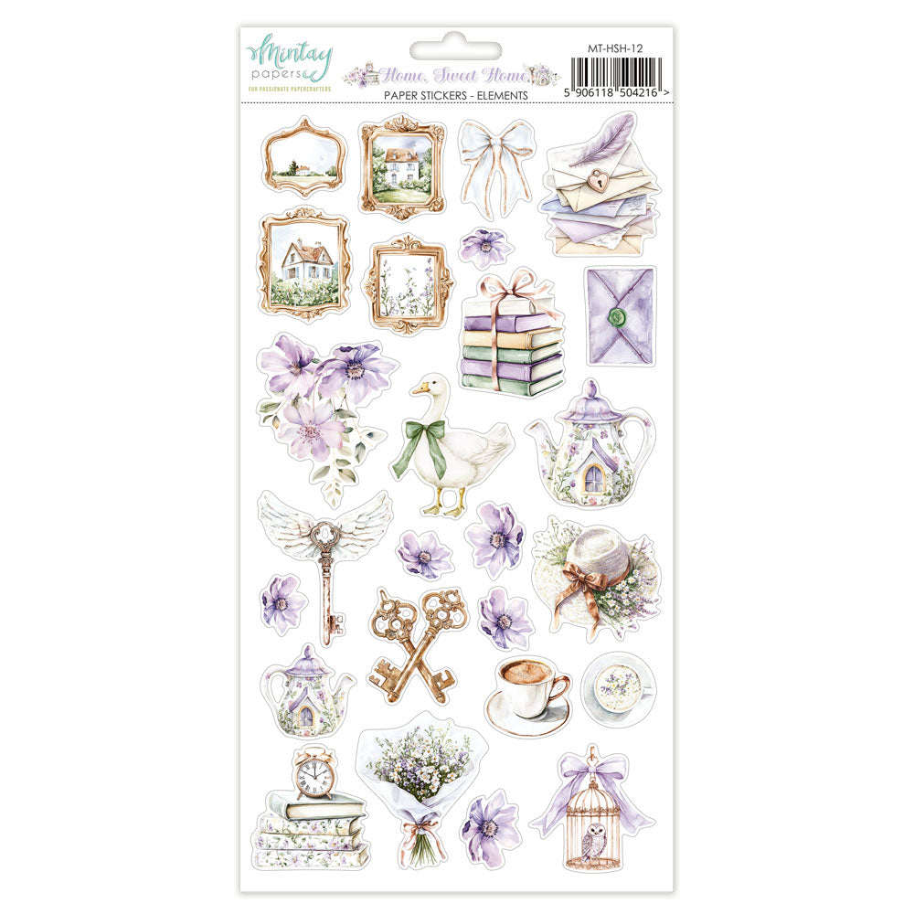 Mintay Home Sweet Home 6"x12" Elements Stickers Sheet