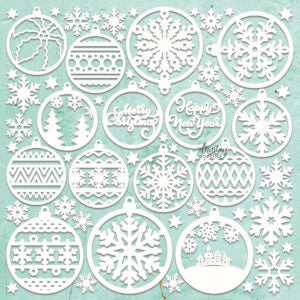 Mintay Chippies Ornaments 2 12"x12" Sheet