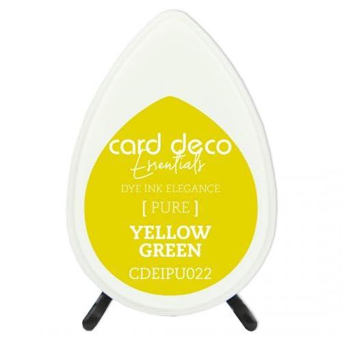 Card Deco Essentials Fade-Resistant Dye Ink Pad - Yellow Green