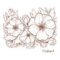 Couture Creations Petunia Background Stamp Set (2pc)