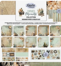 3 Quarter Designs Captured Moments 12"x12" Paper Collection Pack