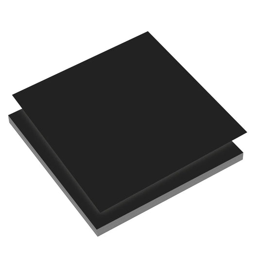 Couture Creations 12"x12"  Smooth Cardstock - Black (Single Sheet) 280GSM
