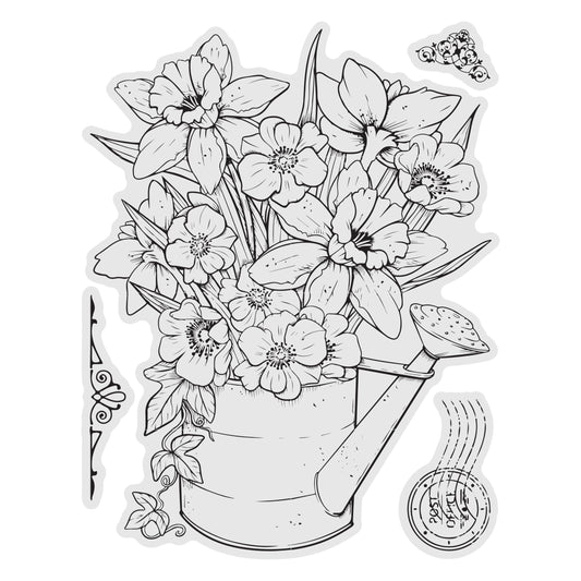 Couture Creations Daffodils Stamp and Colour Set (4pc)