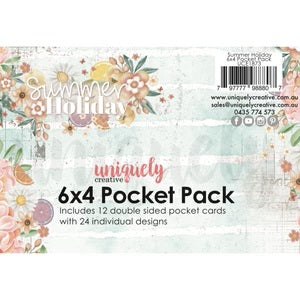 Uniquely Creative Summer Holiday 6"x4" Pocket Pack