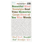 Mintay 6"x12" Sticker Sheet Words - Academia