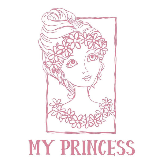 Couture Creations My Princess Portrait Stamp