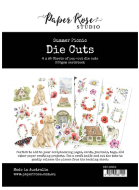 Paper Rose Summer Picnic Die Cuts