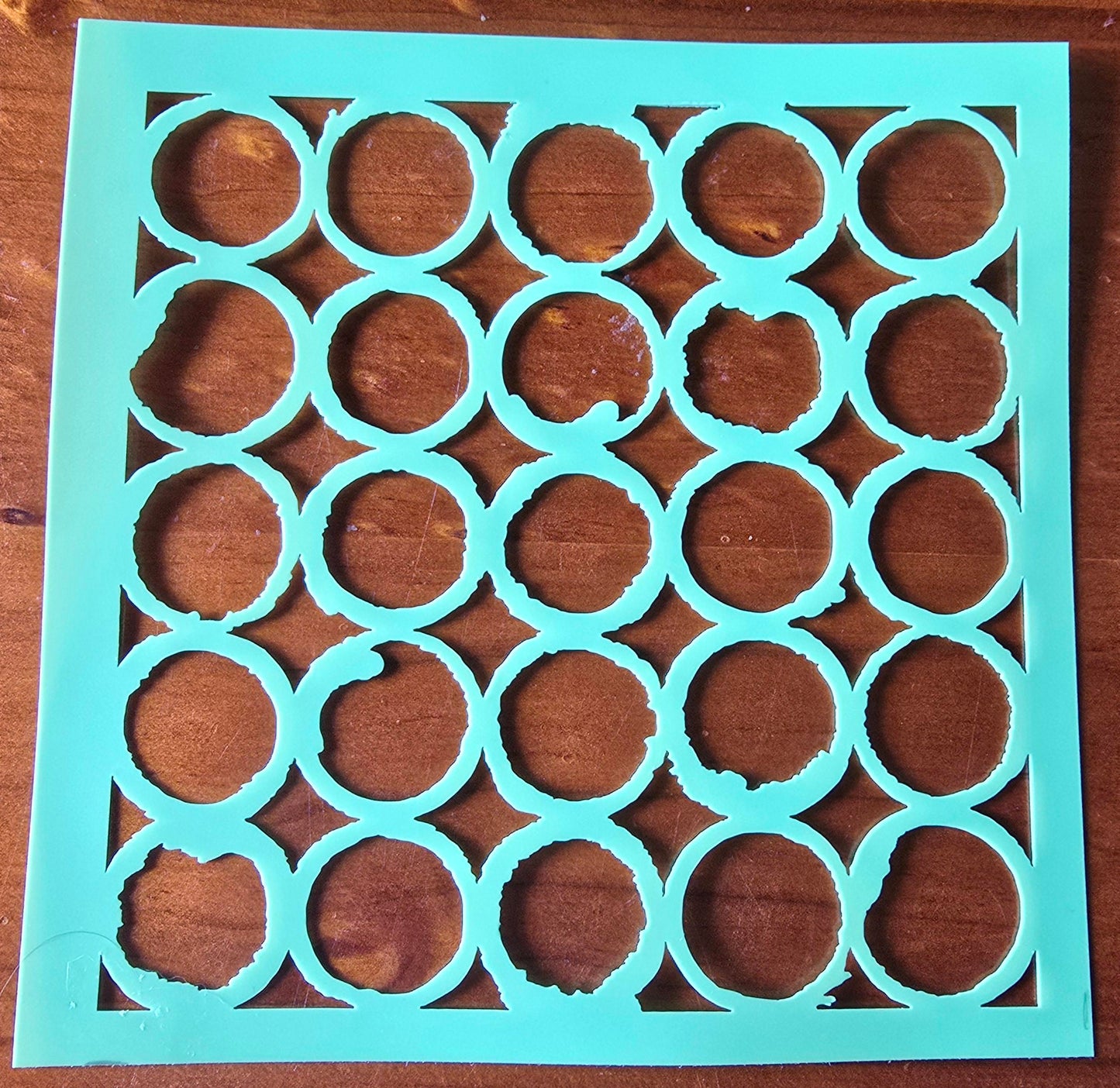 Circles 6"x6" Stencil