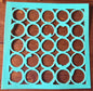 Circles 6"x6" Stencil