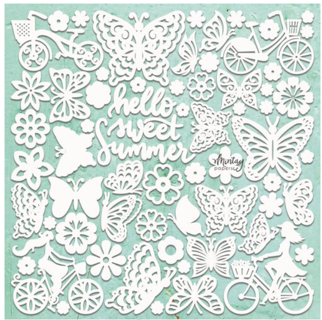 Mintay Chippies Summertime 12"x12" Sheet